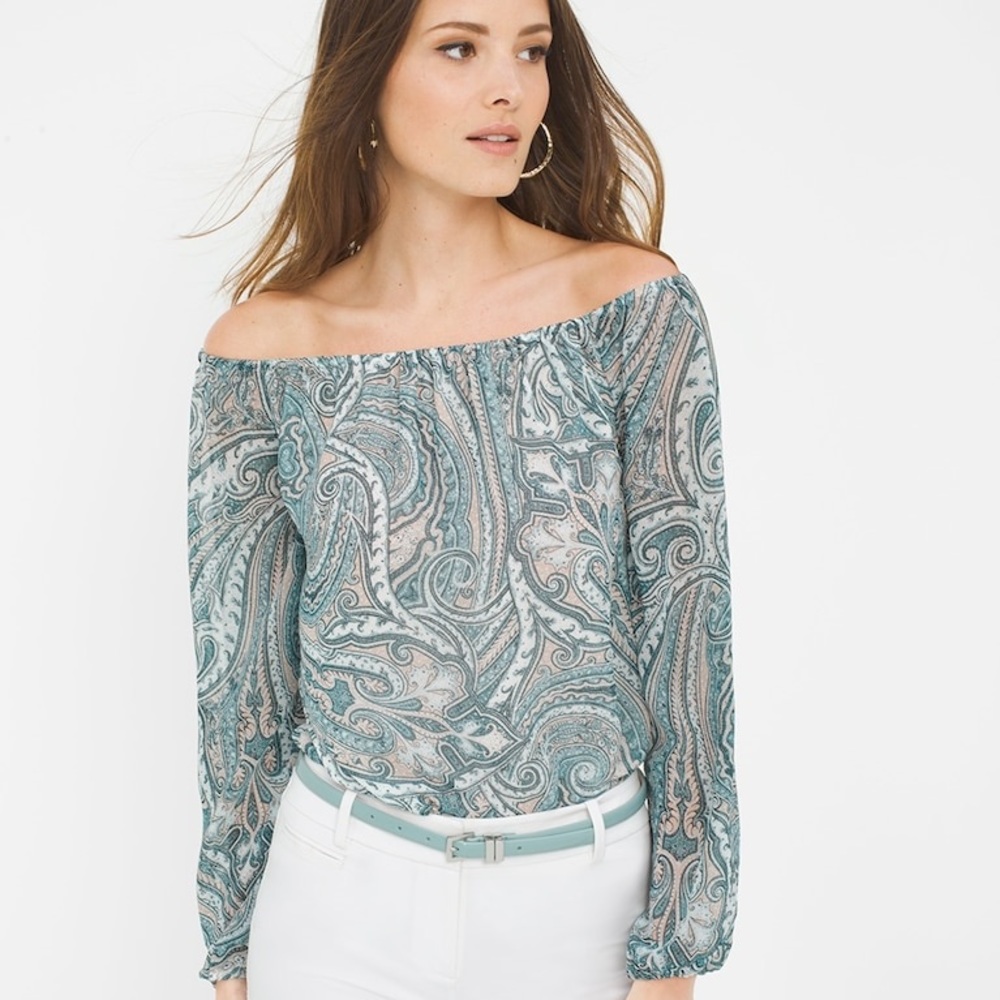 White House Black Market blouse size S